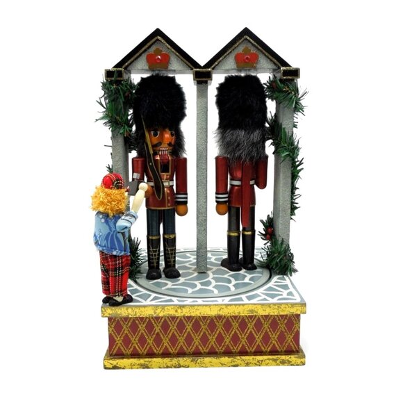 Rare BOMBAY Changing of the Guard 2007 Animated Nutcracker Musical 14" - As Is - Picture 3 of 10